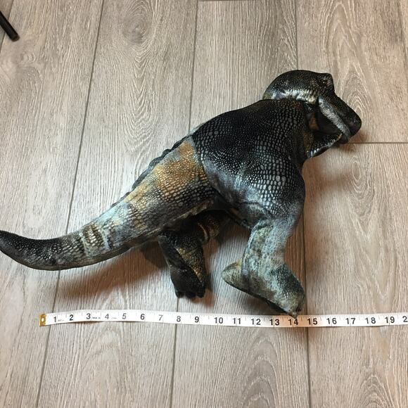 Folkmanis Tyranosaurus TRex Dinosaur Hand Puppet 15" - Picture 5 of 7
